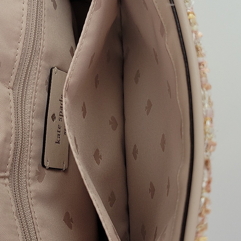 Kate Spade Briar Lane Quilted Tweed Mini Emelyn Bag NWOT! - Picture 11 of 15